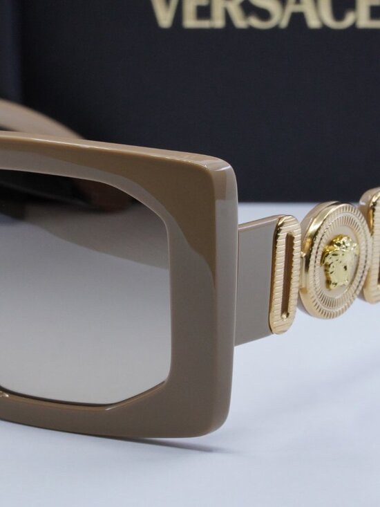 Versace VE4478U 549961 Square Sunglasses - Beige/Brown Gradient main image 11